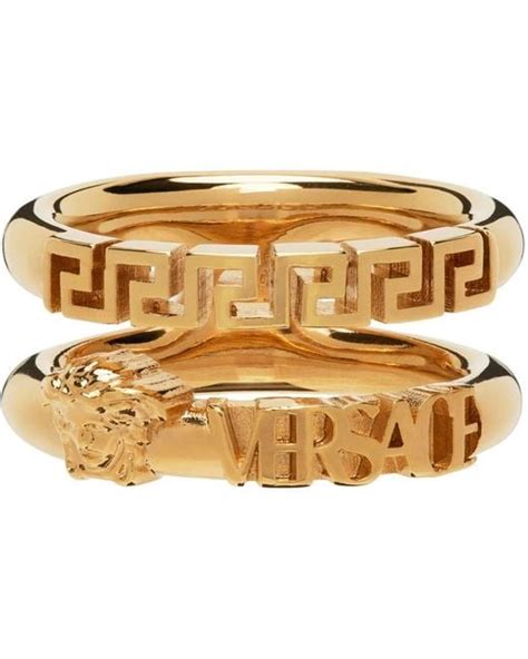 bague versace hommes motifs grecs|Bague à motif grecque .